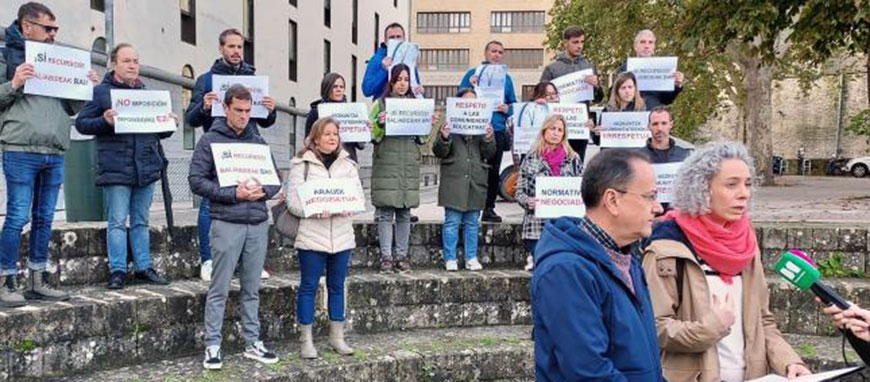 Todos los sindicatos de Educación exigen la retirada del proyecto de Orden Foral de jornada escolar