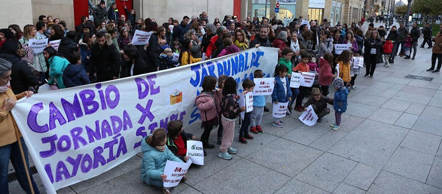 Las fechas clave de las votaciones para cambiar de jornada escolar en Navarra